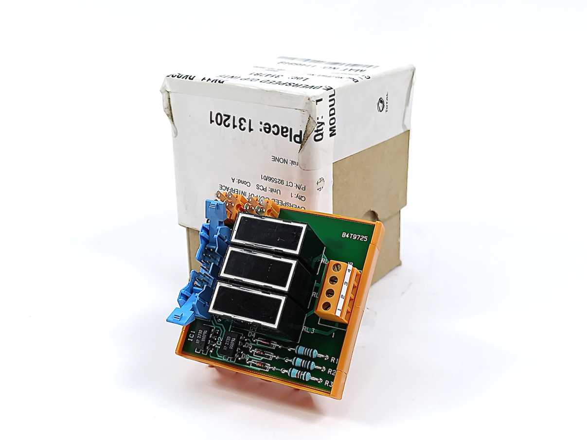 Siemens CT92556/01 B4T9725 Overspeed Out