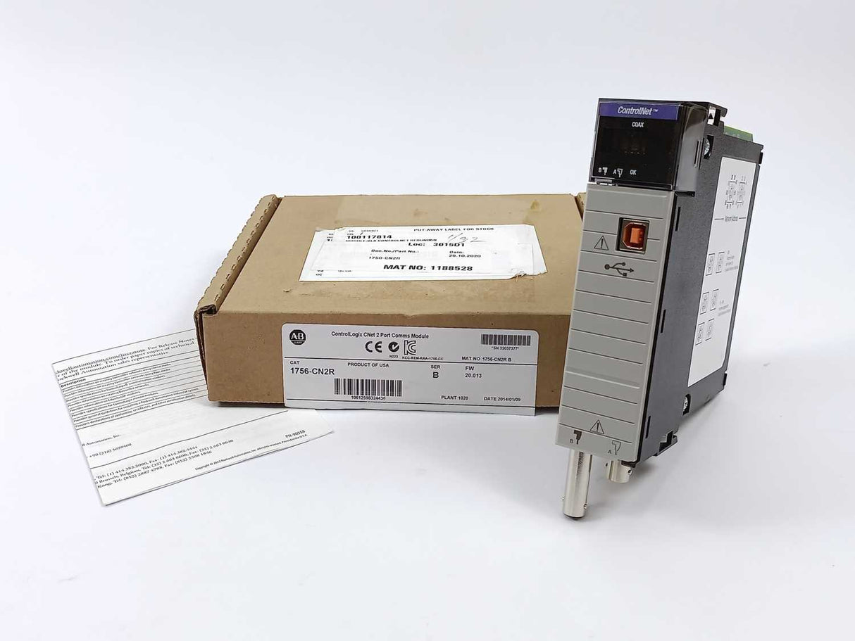 AB 1756-CN2R Ser. B ControlLogix CNet 2 Port Communication Module