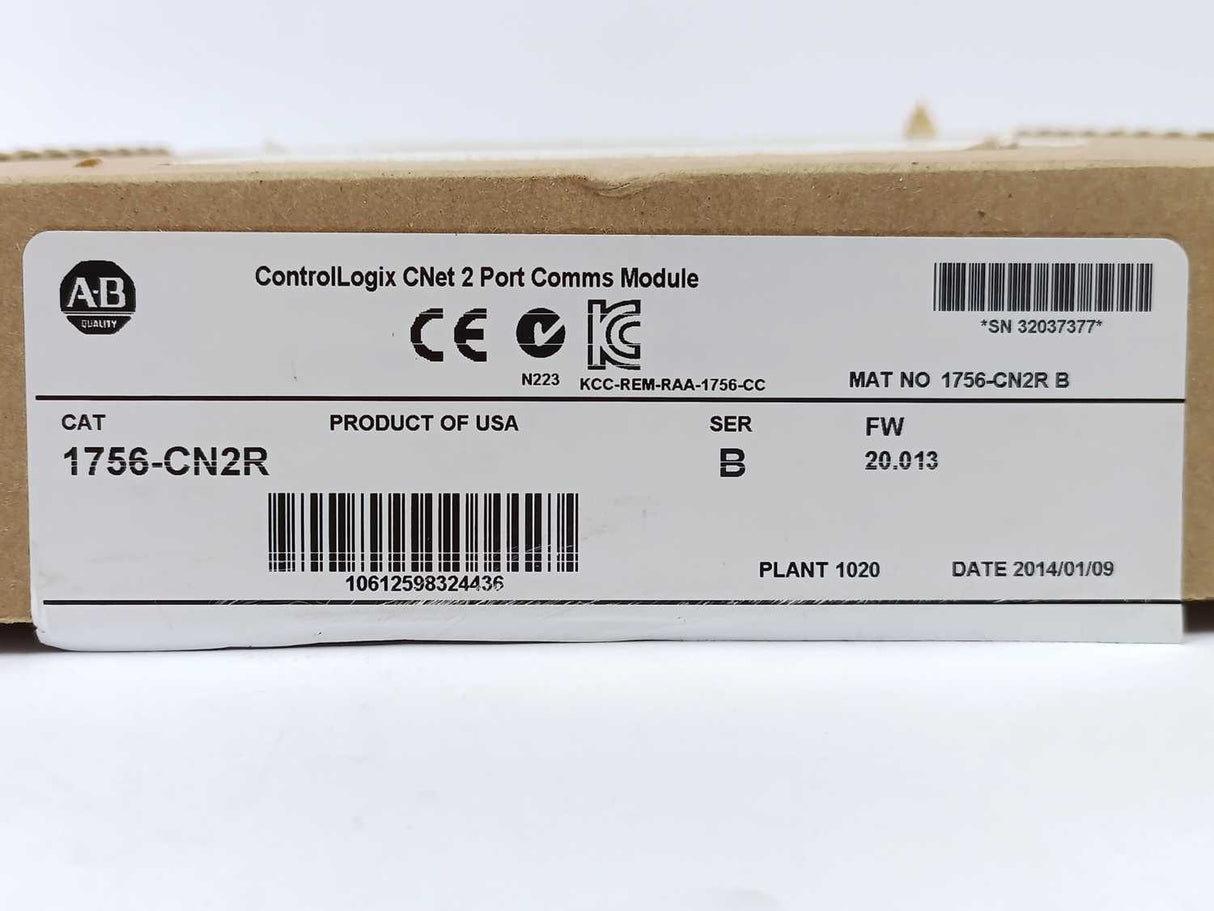 AB 1756-CN2R Ser. B ControlLogix CNet 2 Port Communication Module
