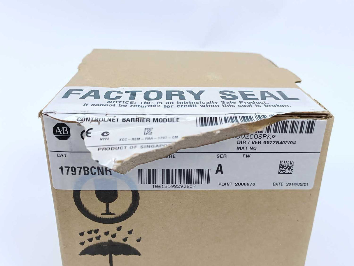 AB 1797-BCNR Ser. A FlexEx ControlNet Barrier