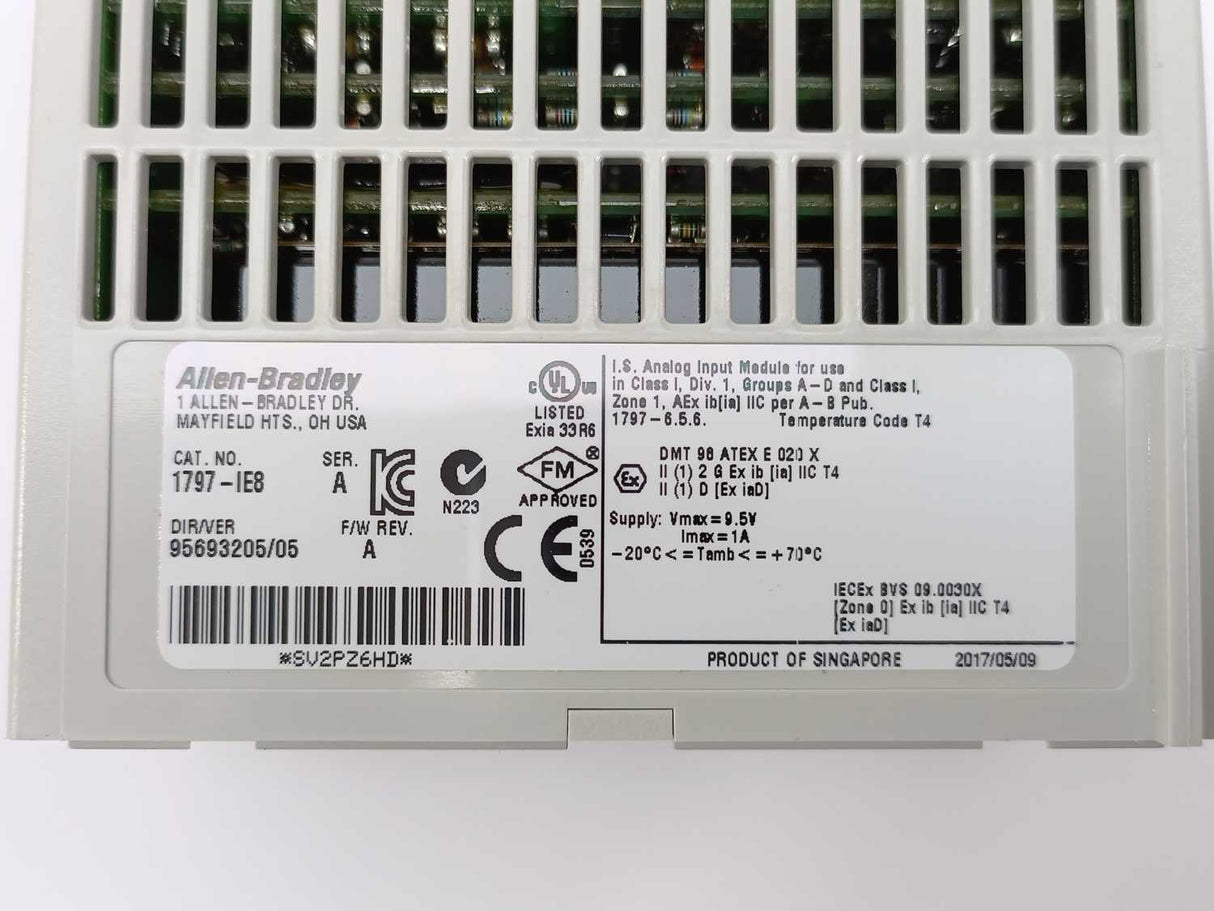AB 1797-IE8 Ser. A FlexEx 8 Point Analog Input Module