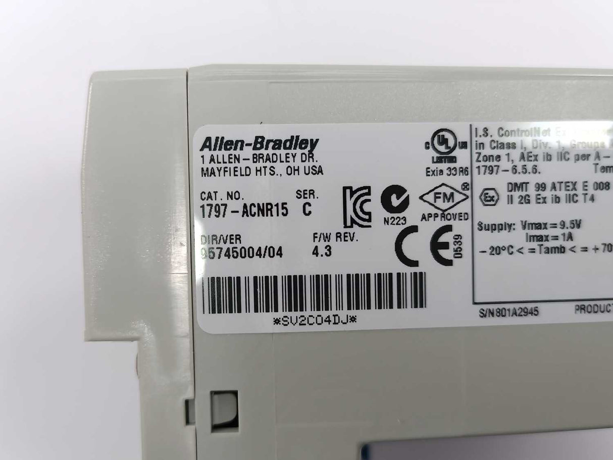AB 1797-ACNR15 Ser. C FlexEx ControlNet Adaptor