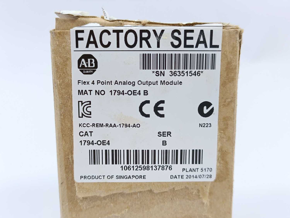 AB 1794-OE4 Ser. B Flex 4 Point Analog Output Module