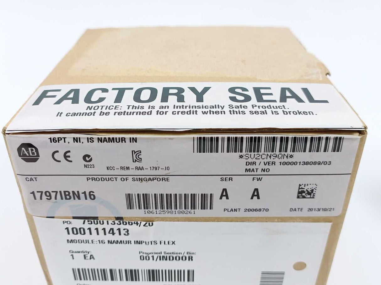 AB 1797-IBN16 Ser. A FlexEx 16 Point Input Module