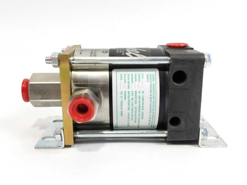 Haskel MS-110 1/3HP Stainless Steel Air Driven Liquid Pump, 110:1