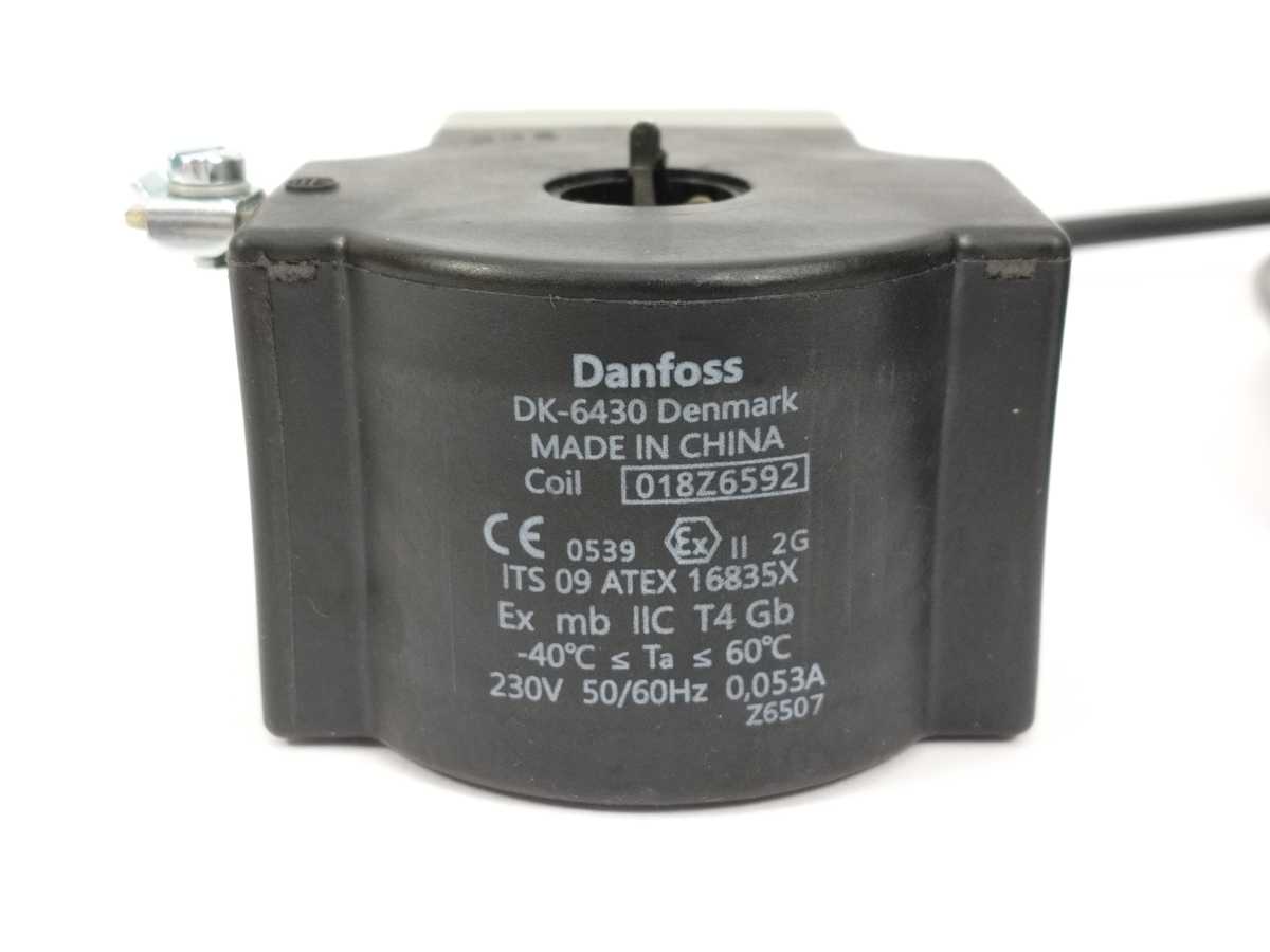 Danfoss 018Z6592 Solenoid Coil 230V 50/60Hz 10W