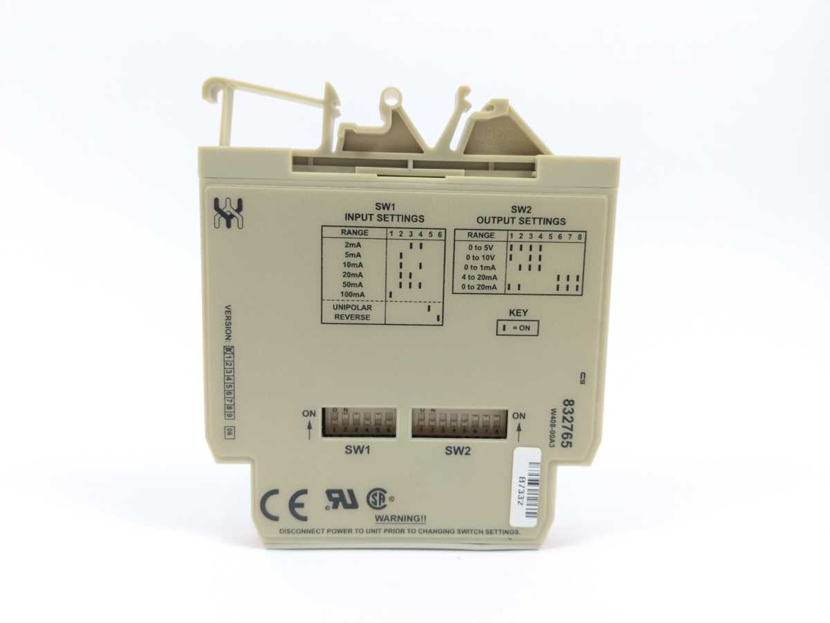Weidmüller 832765 W408-00A3 UPAC Analogue Isolator 9-30VDC