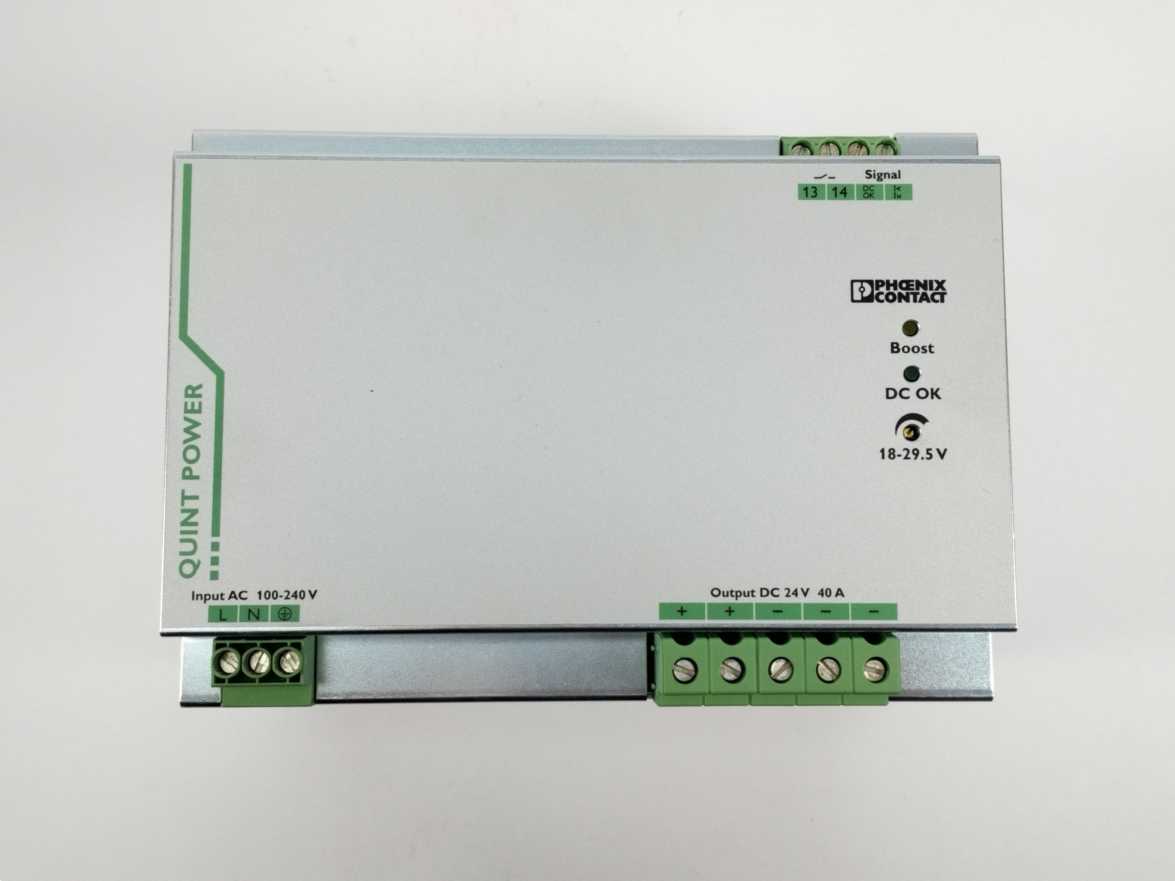Pheonix Contact 2866789 QUINT-PS/1AC/24DC/40 - 24VDC 40A Power supply