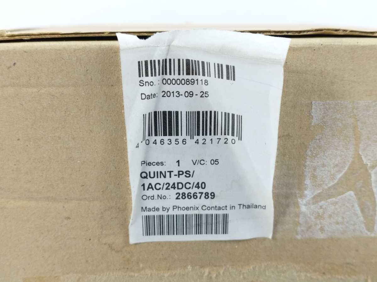 Pheonix Contact 2866789 QUINT-PS/1AC/24DC/40 - 24VDC 40A Power supply