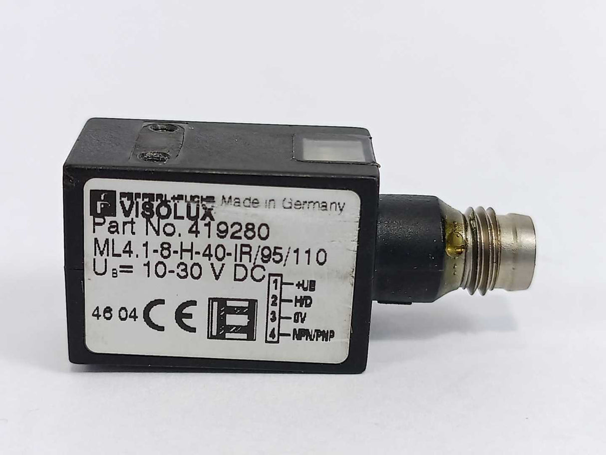 VISOLUX 419280 ML4.1-8-H-40-IR/95/110 Photoelectric Sensor