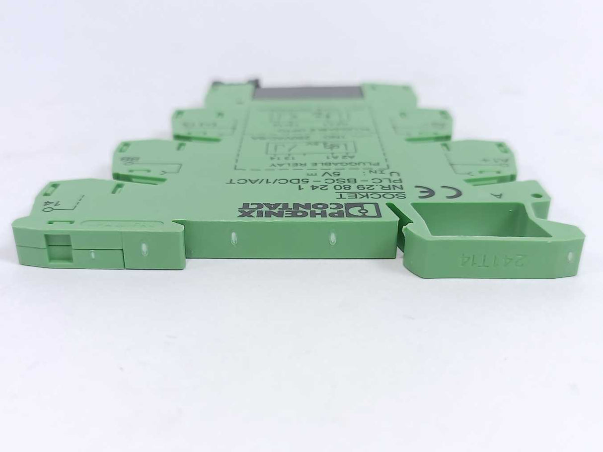 Phoenix Contact 2980241 PLC-BSC- 5DC/ 1/ACT Relay Socket 3 Pcs,
