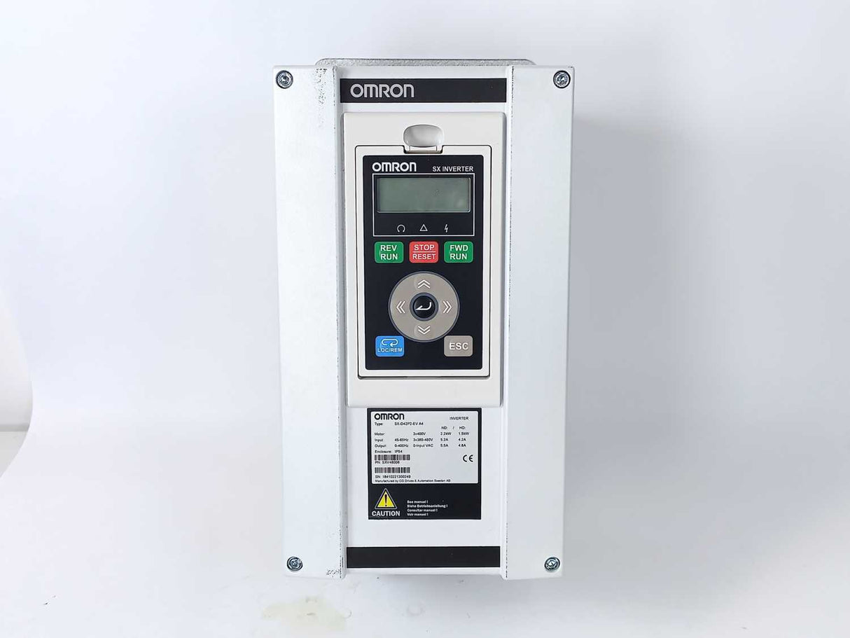 OMRON SX-D42P2-EV A4 SX Inverter, SXV48006, 3x400V, ,ND: 2.2kW, HD:1.5kW