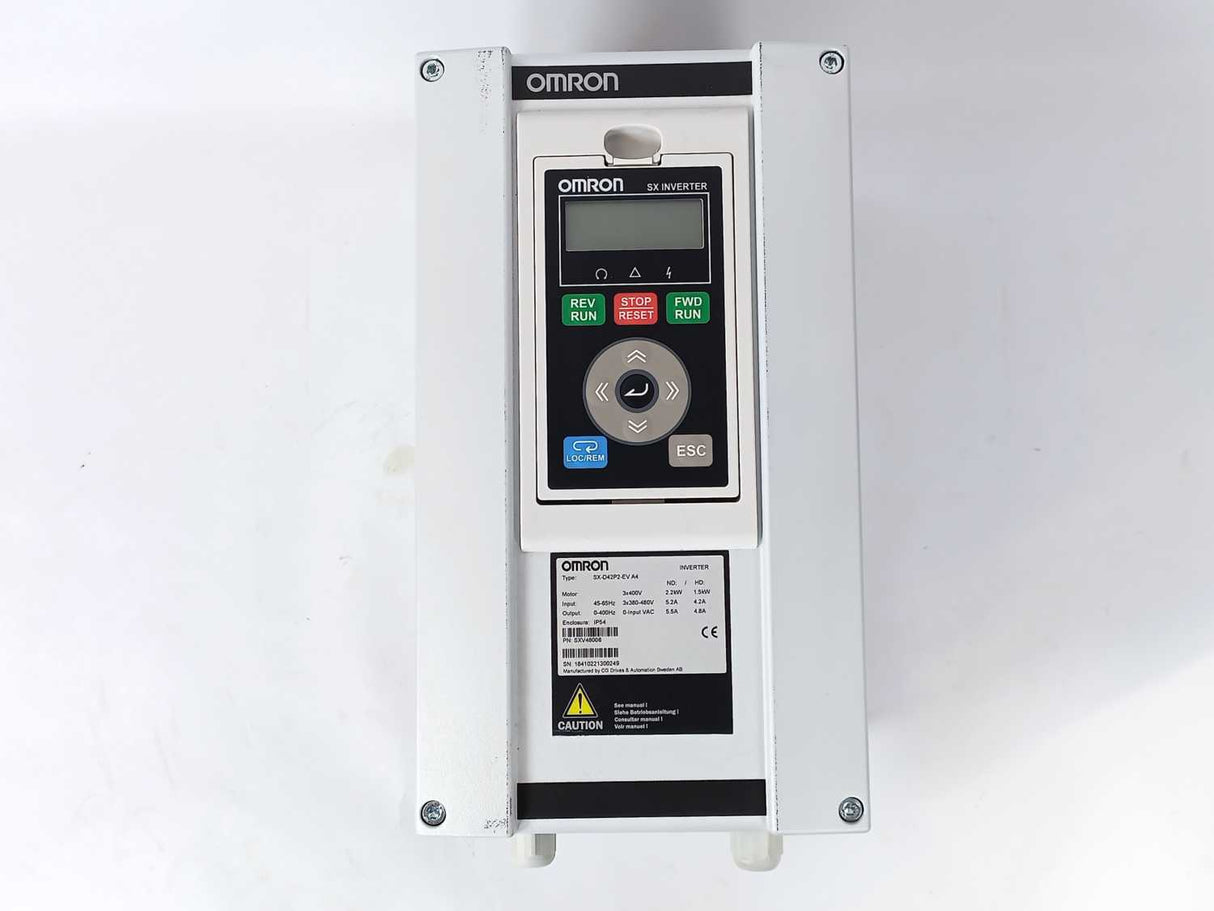 OMRON SX-D42P2-EV A4 SX Inverter, SXV48006, 3x400V, ,ND: 2.2kW, HD:1.5kW