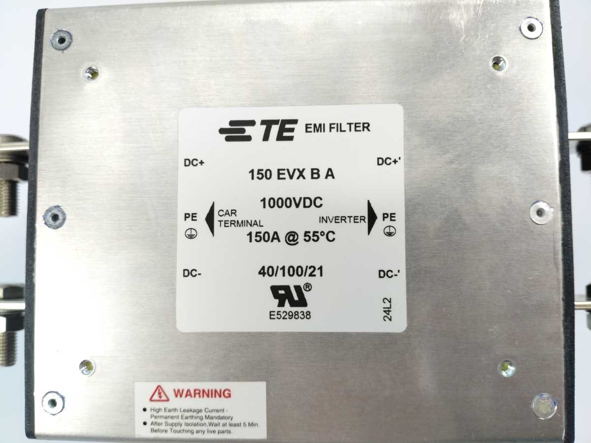 TE Connectivity 150EVXBA EMI Filter 150A 55°C DC-40/100/21