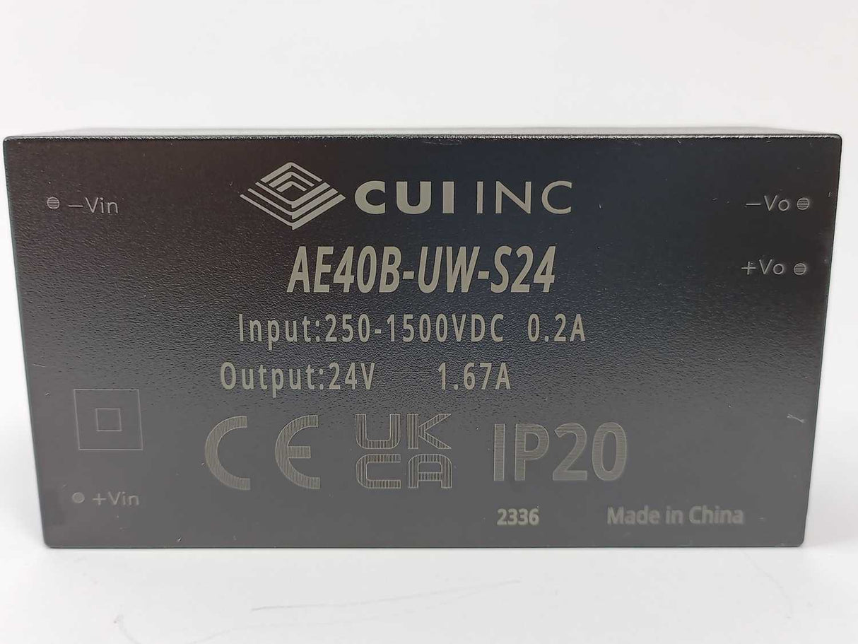 CUI INC AE40B-UW-S24 DC-DC Converter 24V 1.67A