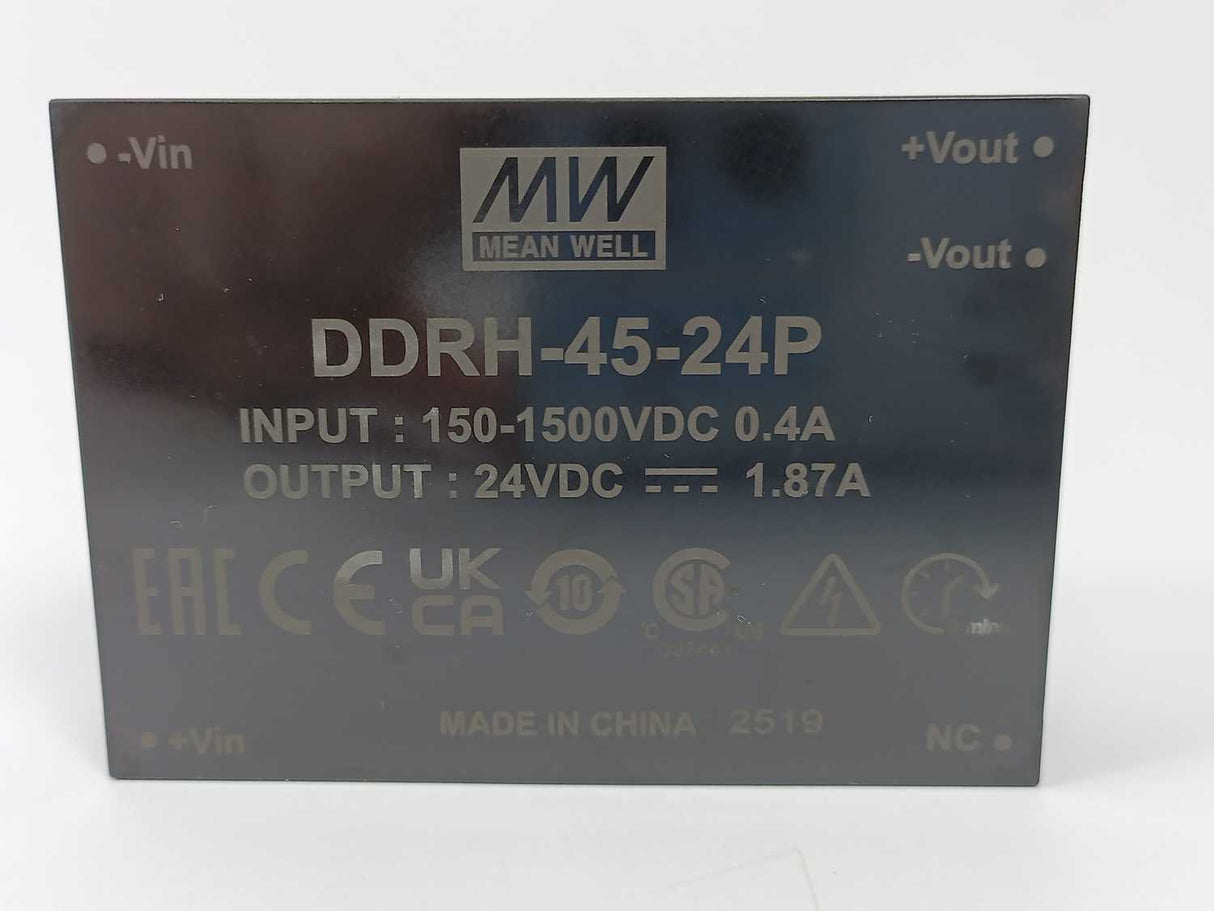 Mean Well DDRH-45-24P Isolated Through Hole DC/DC Converter