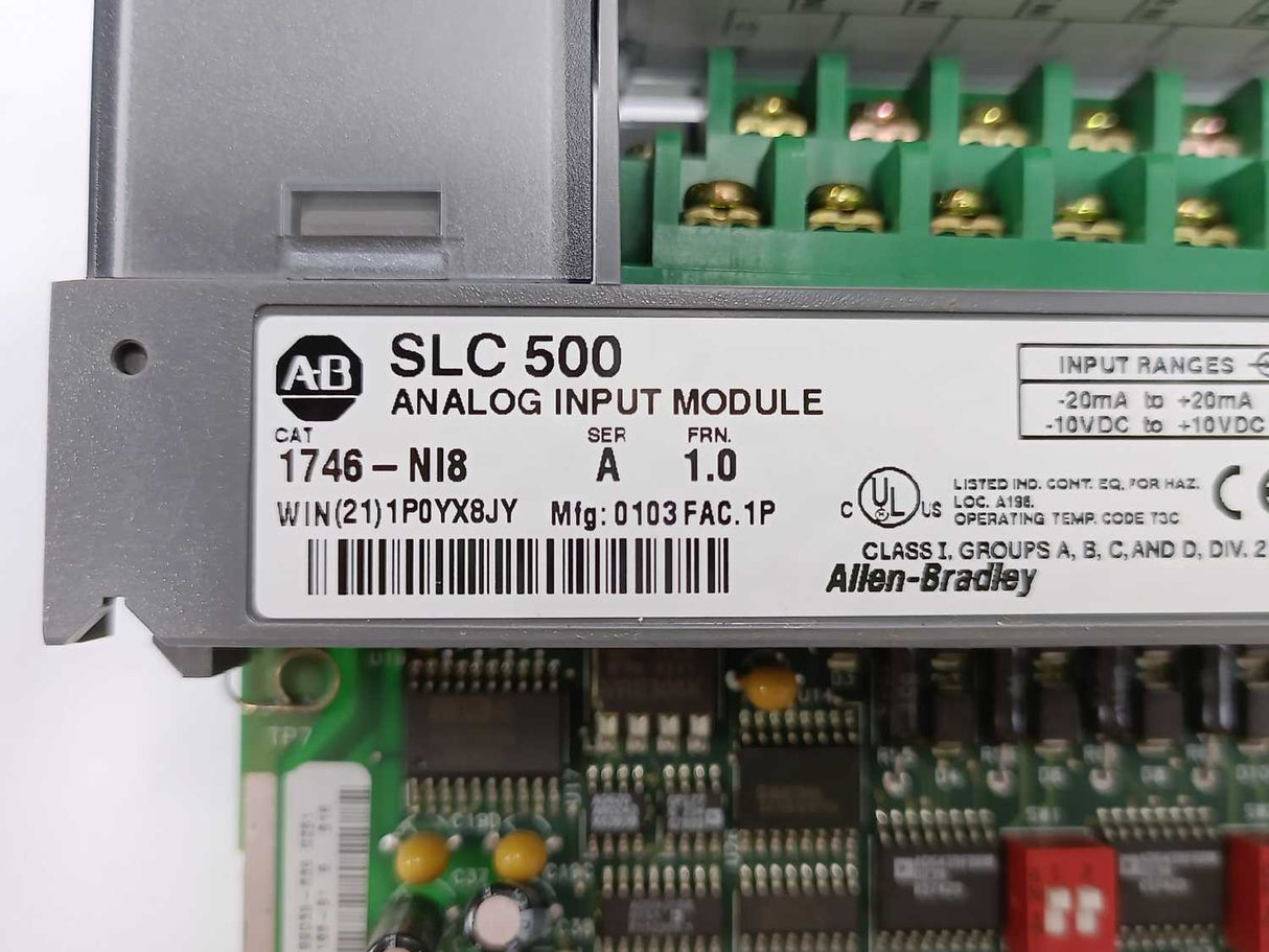 AB 1746-NI8 Ser. A ; FRN 1.0 ; Analog Input Module