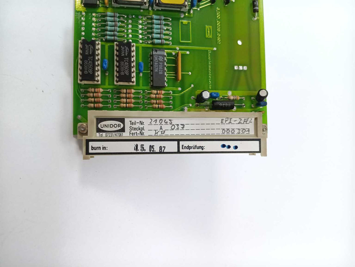 Unidor 21045 Board, 6.200.0038.0402, EPI-2H2