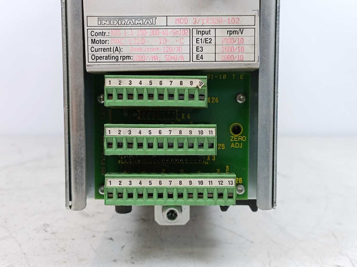 Indramat KDS 1.1-150-300-W1-220/S102 AC Servo Controller