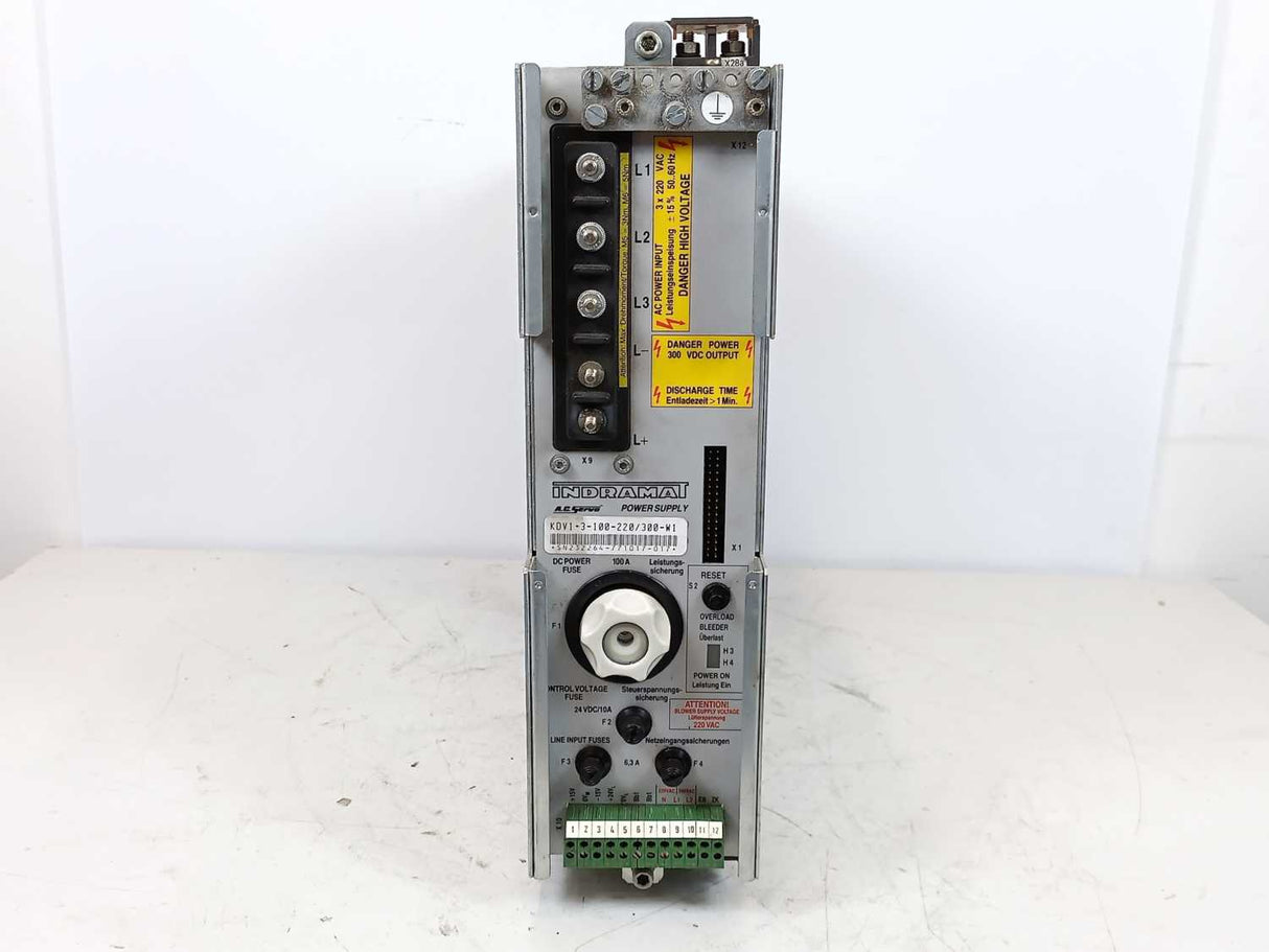 Indramat KDV1.3-100-220/300-W1 AC Servo Power Supply