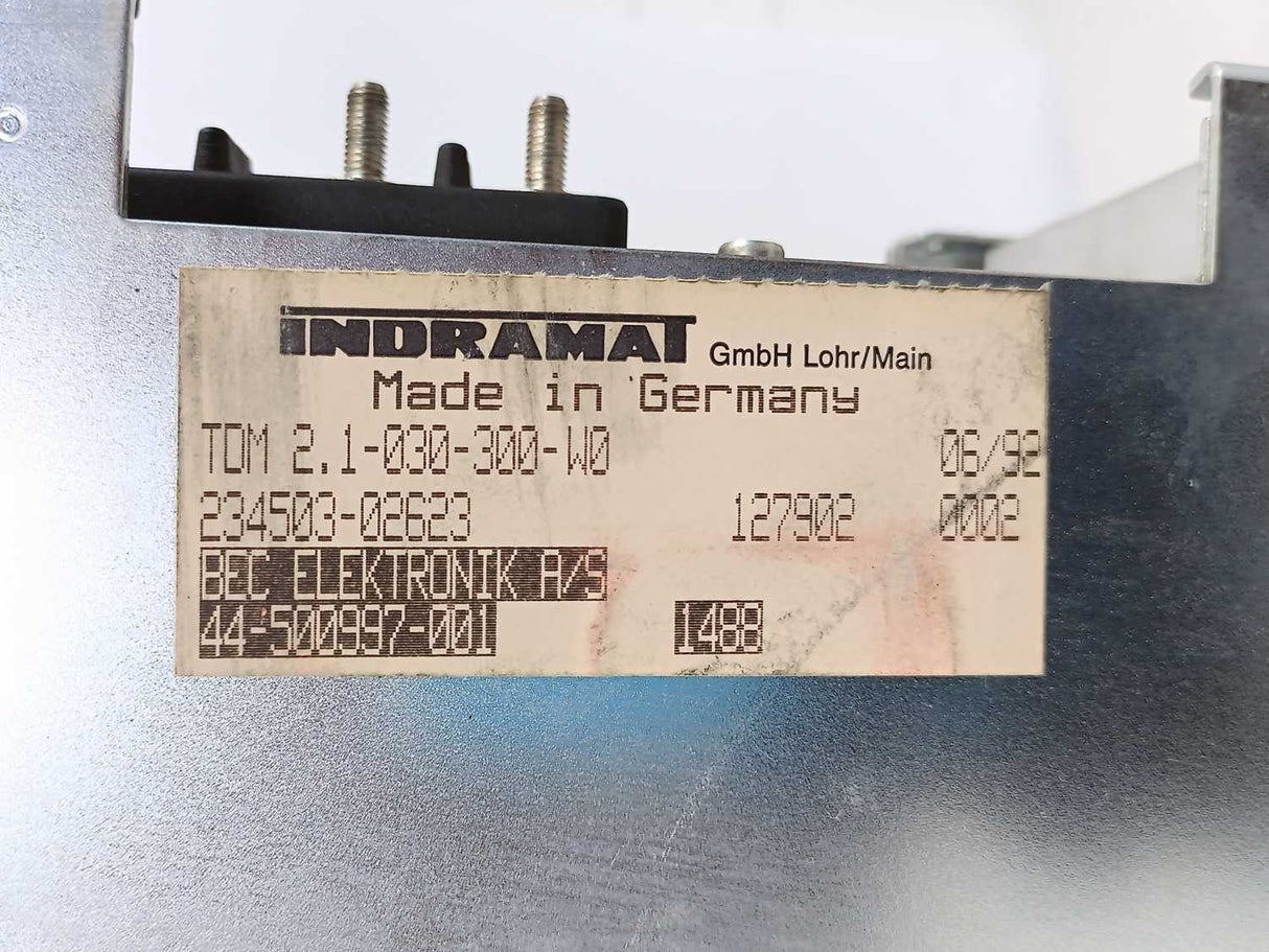 Indramat TDM2.1-030-300-W0 AC Servo Controller