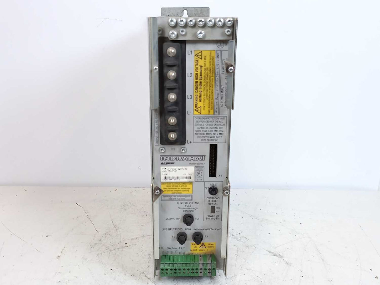 Indramat TVM2.4-050-220/300-W1/220/380 AC Servo Power Supply