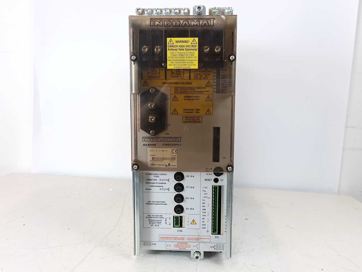 Indramat KDV 4.1-30-3 AC Servo Power Supply AC220V +-10% (50...60Hz)