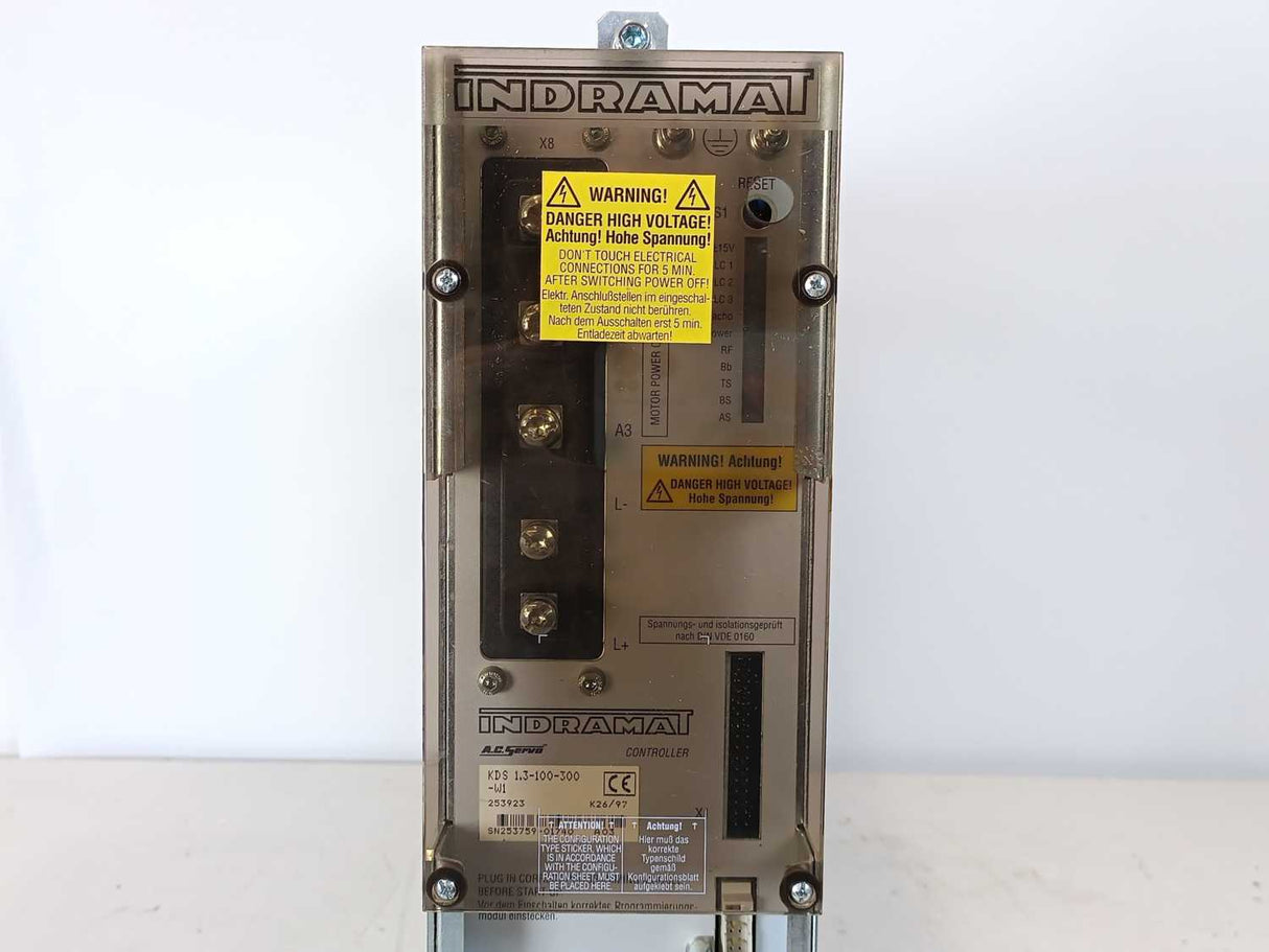 Indramat KDS 1.3-100-300-W1 AC Servo Controller
