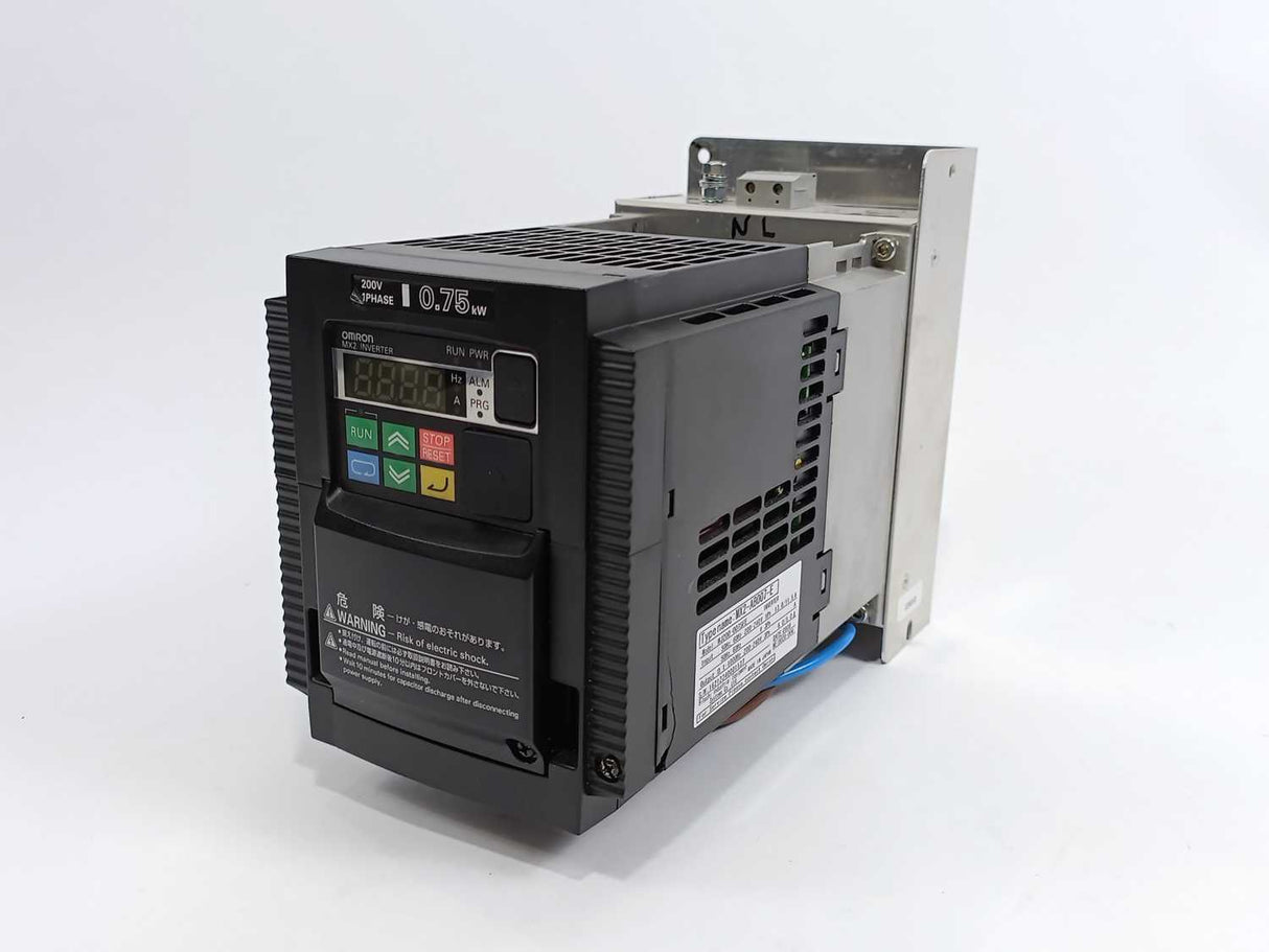 OMRON MX2-AB007-E MX2 Inverter w/ Rasmi Electronics AX-FIM1014-RE Noise Fliter