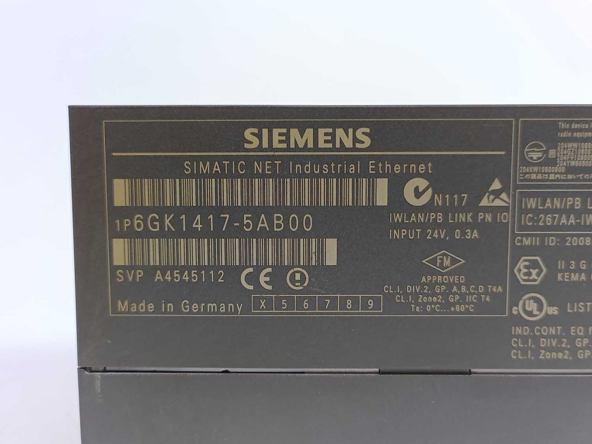 Siemens 6GK1417-5AB00 SIMATIC NET Industrial Ethernet