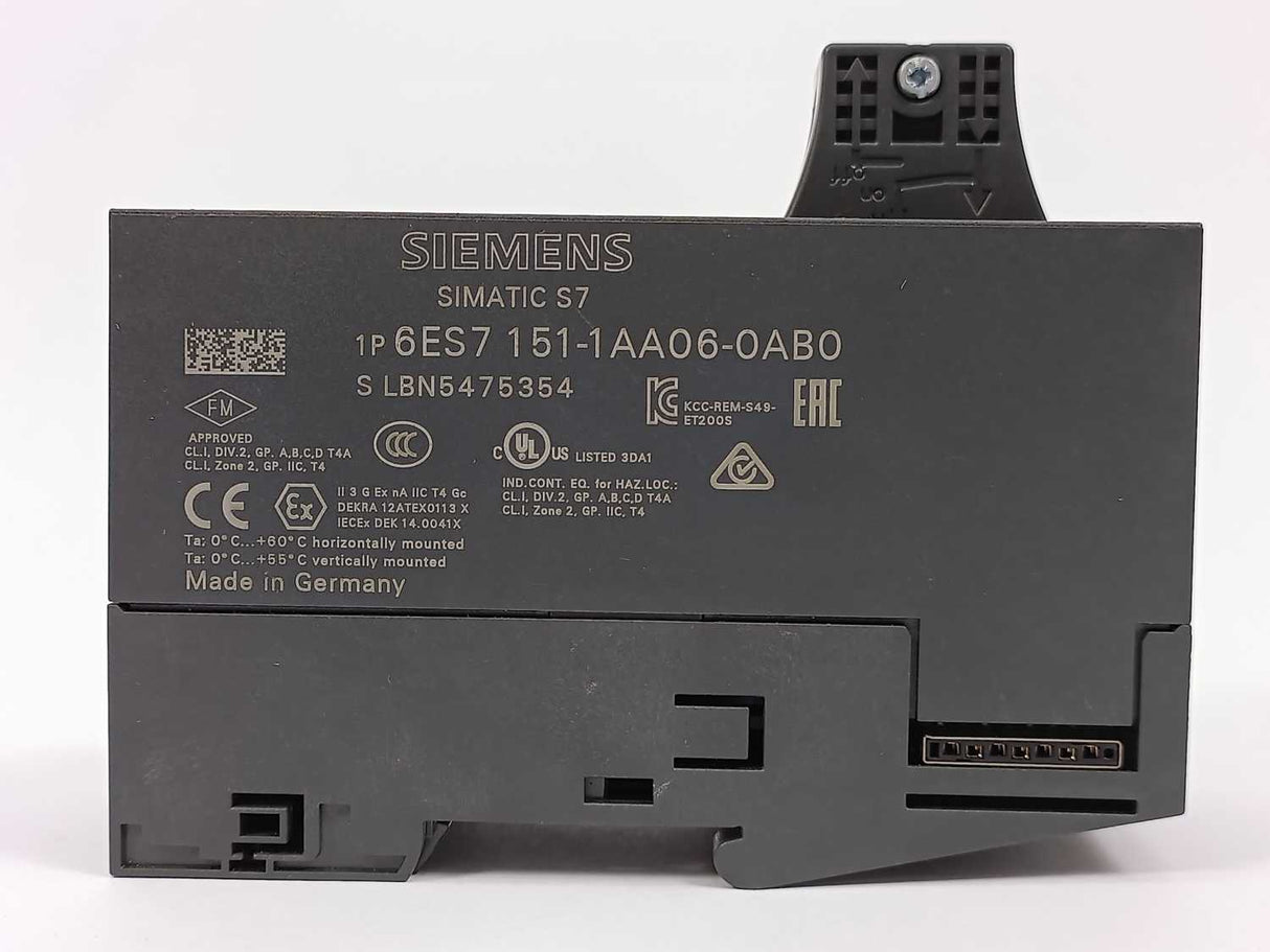 Siemens 6ES7151-1AA06-0AB0 SIMATIC ET 200S Interface Module