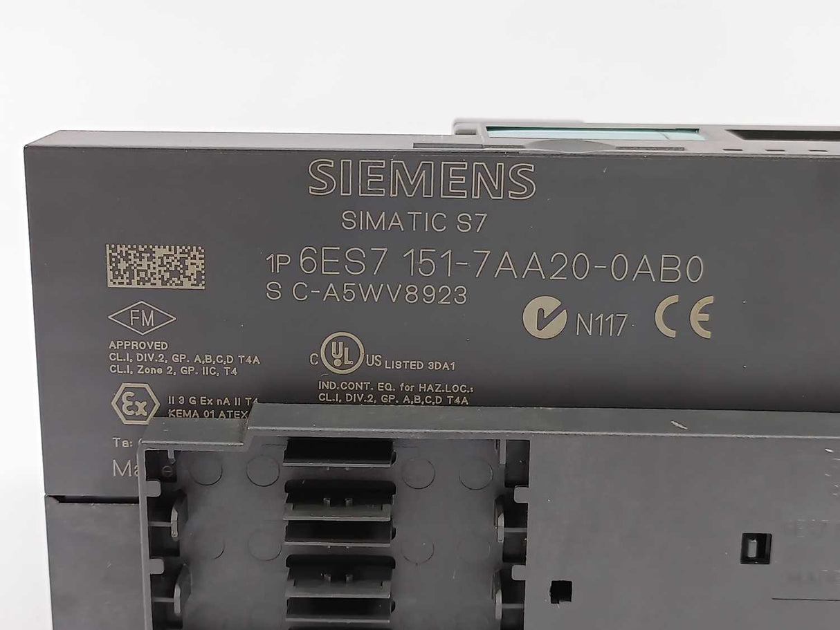 Siemens 6ES7151-7AA20-0AB0 ET200S IM151-7 CPU