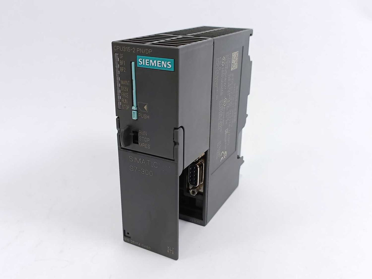 Siemens 6ES7315-2EH14-0AB0 SIMATIC S7-300 w/ 6ES7953-8LJ30-0AA0 Memory Card
