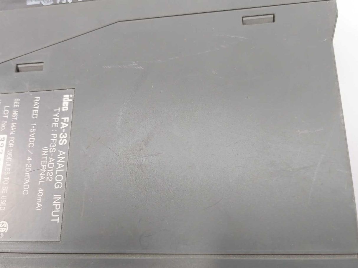 Idec PF3S-AD122 FA-3S Analog Input, 1-5VDC / 4-20 mADC