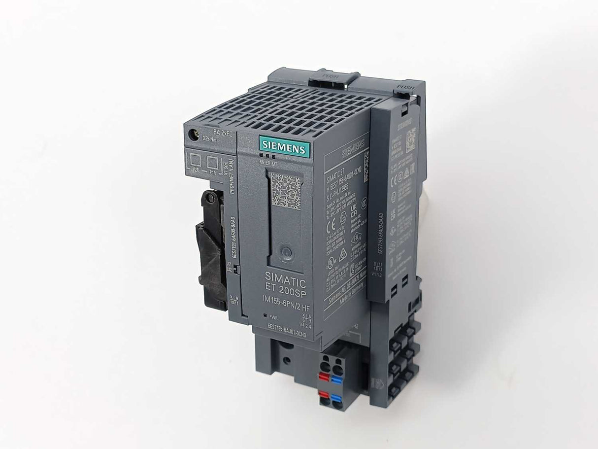 Siemens 6ES7155-6AU01-0CN0 SIMATIC ET 200SP w/ 6ES7193-6AF00-0AA0