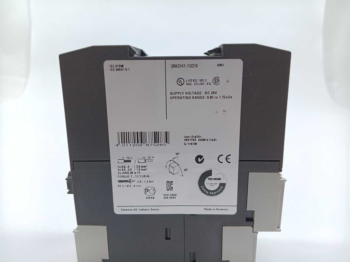 Siemens 3RK3141-1CD10 DP/AS-I F-Linl, Screw Type Terminal