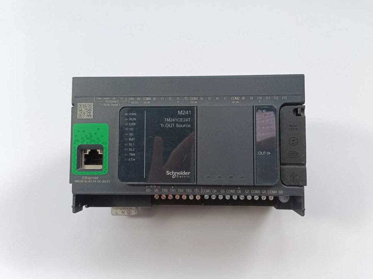 Schneider Electric TM241CE24R Modicon, controller M241 24 IO relay Ethernet
