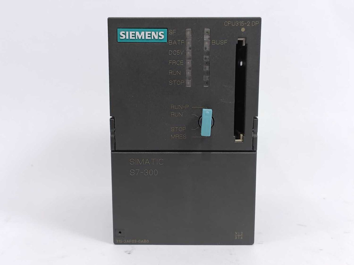 Siemens 6ES7315-2AF03-0AB0 Simatic S7-300 CPU315-2 DP