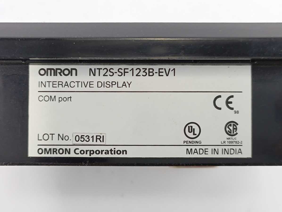 OMRON NT2S-SF123B-EV1 Interactive Display