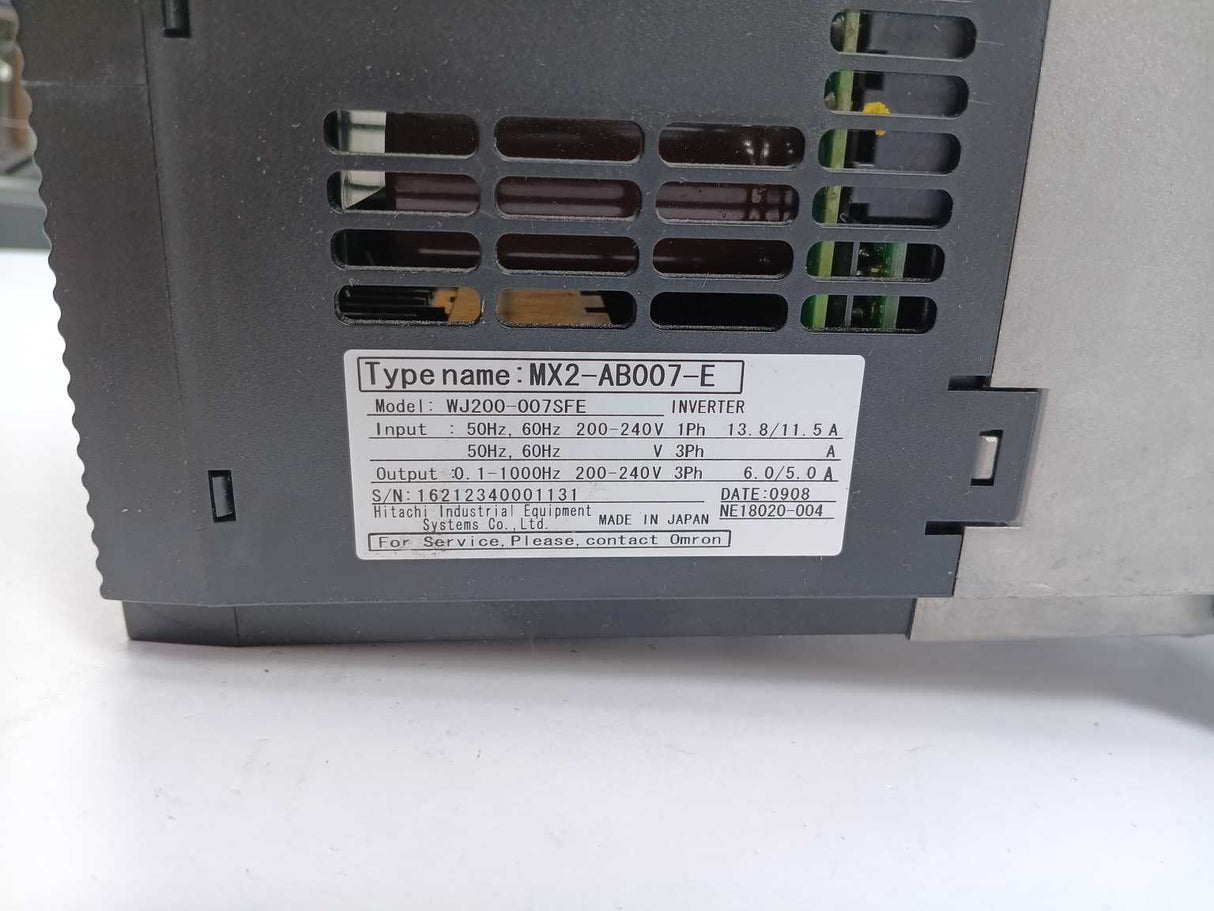 OMRON MX2-AB007-E MX2 Inverter w/ Rasmi Electronics AX-FIM1014-RE Noise Fliter