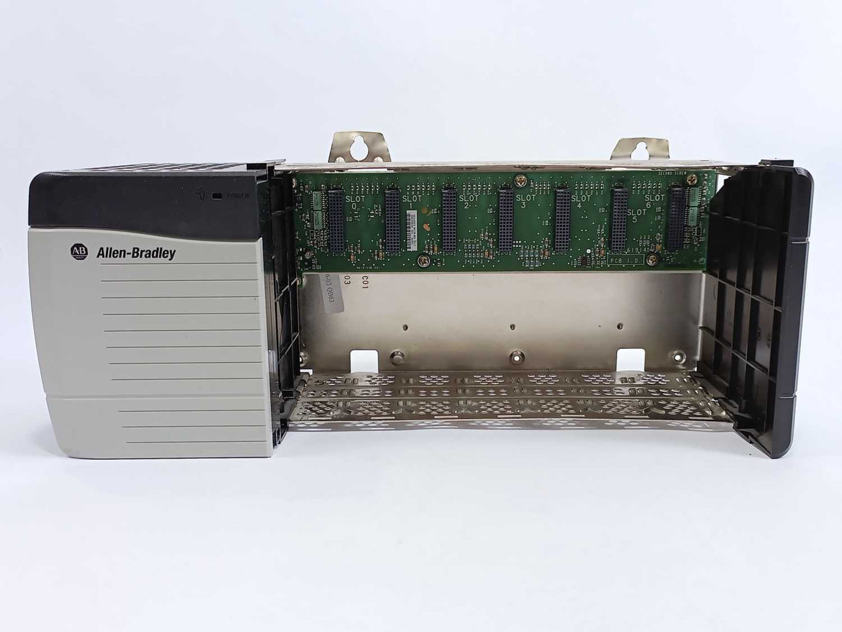 AB 1756-PA72 Ser. B ControlLogix Power Supply 75W w/ 1756-A7 Slot Chassis