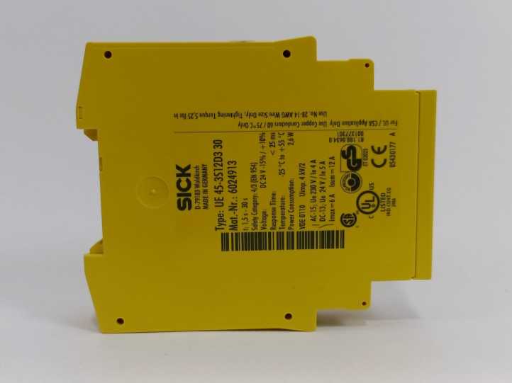 SICK UE45-3S1 UE 45-3S1 Intelliface Safety Relay