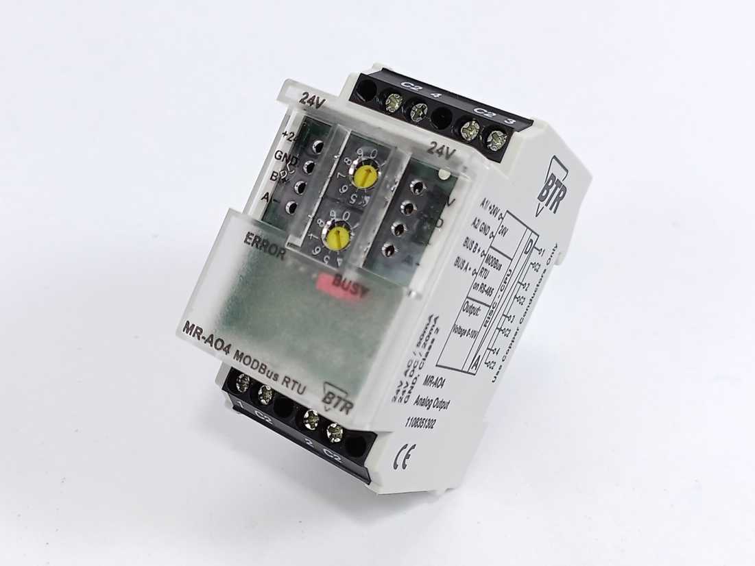 BTR MR-AO4 BTR MR-AO4 Analog Output Module