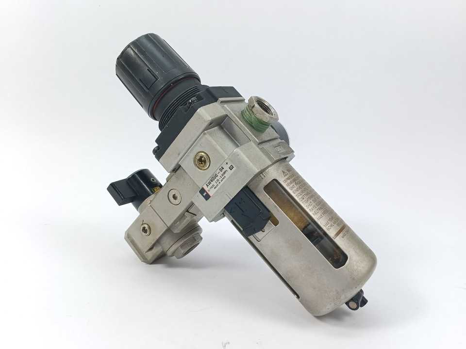 SMC AW4000-04 W/ EVHS4000-F04 Filter Regulator with Gauge 5K4-10