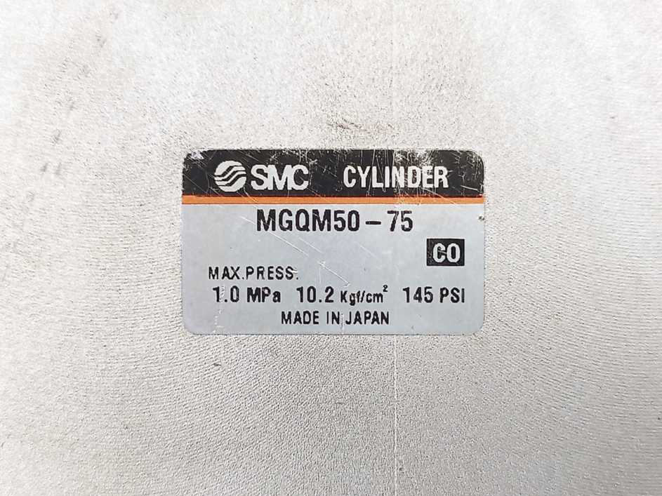 SMC MGQM50-75 MGW Guided Cylinder With Stroke Guide