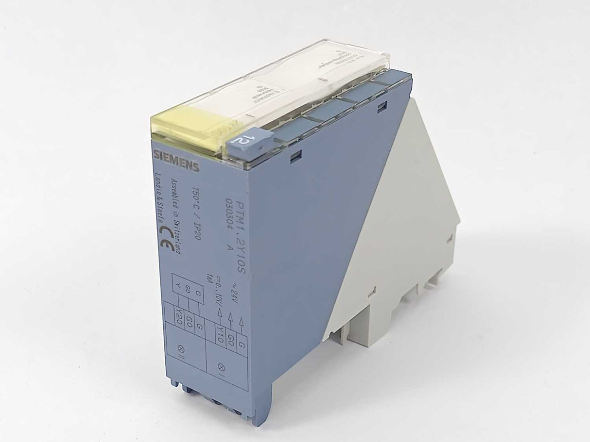 Siemens / Landis & Staefa PTM1.2Y10S Module w/ 2Y10S Base