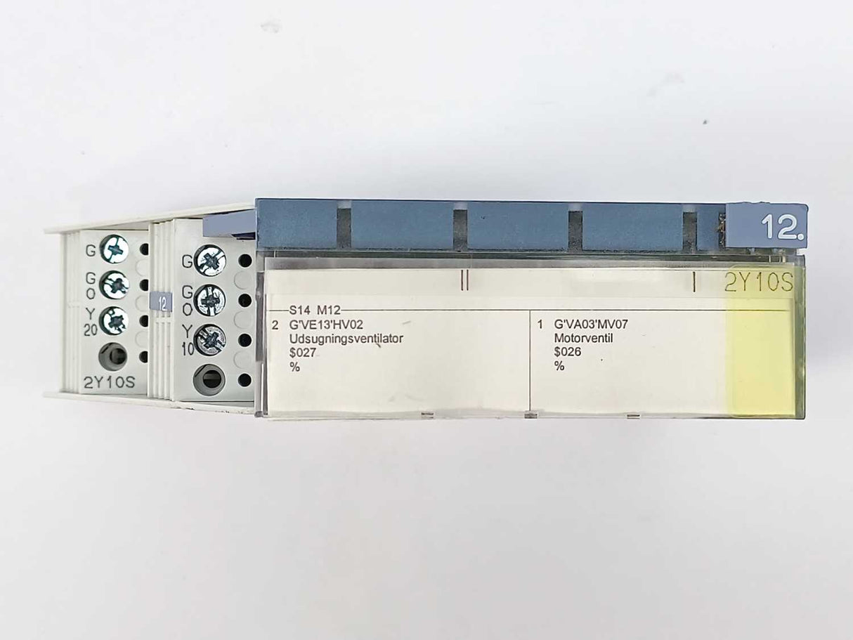 Siemens / Landis & Staefa PTM1.2Y10S Module w/ 2Y10S Base