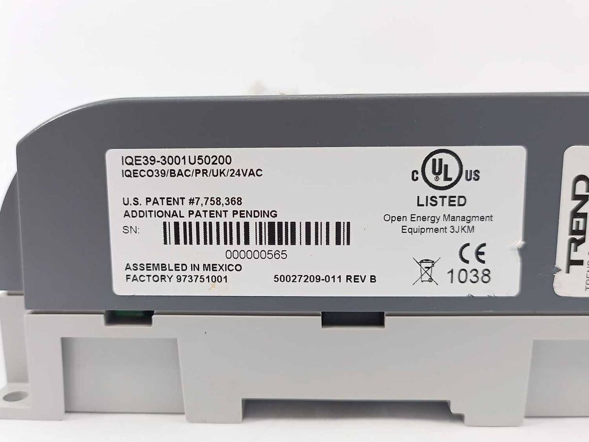 TREND IQECO39/BAC/PR/UK/24VAC IQE39-3001U50200 Terminal Unit Controller