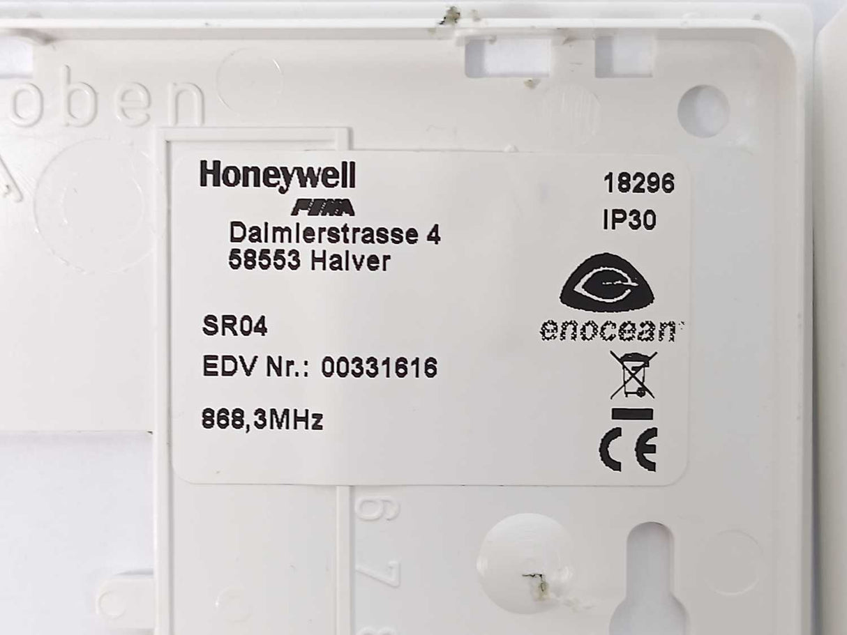 Honeywell 00331616 SR04 Solar Powered Room Temperature Sensor