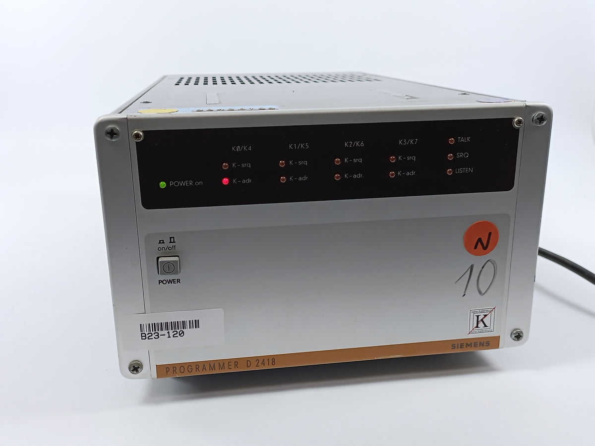 Siemens 7KD2418-8AA PROGRAMMER D2418 IEC 625